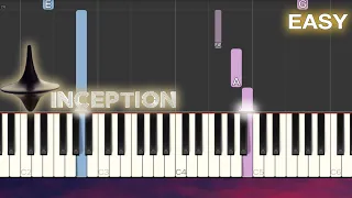 Hans Zimmer - Time (Inception) EASY Piano Tutorial