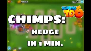 BTD6 - Hedge CHIMPS in 1 min [Nov, 2022]