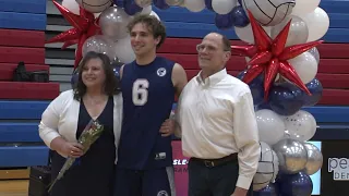 Shaler Area Boys Volleyball Senior Night 2024