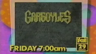 Disney's Gargoyles Fox Kids 29 WUTV Promo 2nd Version