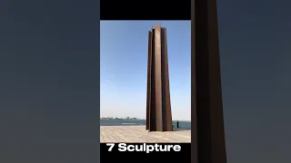 7 Sculpture in MIA Park Doha 🇶🇦 | Built by Richard Serra
