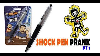 Electric Shocking Pen Prank #Hilarious