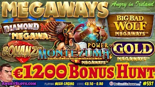 €1200 MEGAWAYS SLOTS BONUS HUNT - Buffalo King Megaways, Montezuma Megaways, Bonanza & more.