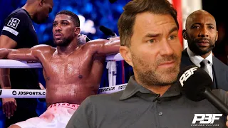 "HE'S KEPT JOHNNY NELSON IN A JOB!" EDDIE HEARN FIRES BACK AT ANTHONY JOSHUA CRITICISM / NGANNOU