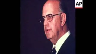 UNUSED 21/11/80 SOUTH AFRICAN PRIME MINISTER PETER BOTHA TALKING IN JOHANNESBURG