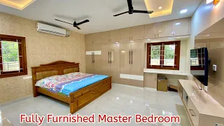 Luxury Bedroom Design Ideas / Master Bedroom 16*16 Size / Fully Furnished Bedroom Decoration