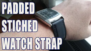 Handmade Padded Stitched Watch Strap - DIY