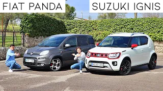 SUZUKI IGNIS vs FIAT PANDA / Comparativa en español / #LoadingCars