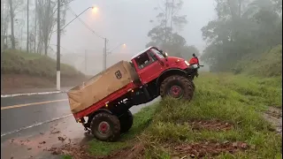 UNIMOG 416 XUXU - BLOQUEADASSO!!! CAVUCANDO TERRA... LINDO DE VER