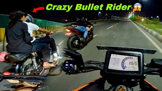Crazy Bullet Rider Started Race with me | 2024 KTM Duke 250 vs R15V3 | Street Race till ToP Speed 🔥