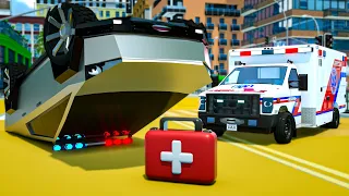 Monster Truck Police Car in Emergency | Wheel City Heroes (WCH) Police Truck Cartoon