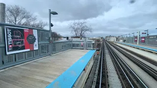 Chicago Subway Train Riding Tour - CTA Brown Line from Kimball Station to Downtown Loop