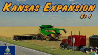 Oxbo Harvester? | Kansas Expansion | Ep1 | FS22 Timelapse