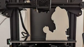 Bad Apple!! but it's on a 3d Printer (music and video)