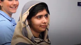 Malala visits native Pakistan, 1st time since Taliban attack