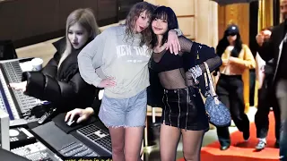 Rosé in LA studio, Lisa & Taylor Swift's cute interactions during Eras Tour, Jennie in Paris