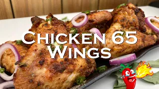 Can you handle these Fiery Air Fryer Chicken 65 wings?