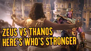 Zeus vs Thanos... Here's Who's STRONGER | Geek Culture Explained