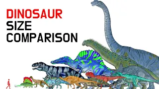 Size Comparison Episode 01 | DINOSAURS Animated Size| Know the size of a dinosaurComparison