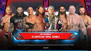 Greatest Royal Rumble Match Ever | Rivalry Special | Must Watch | WWE 2K24 |