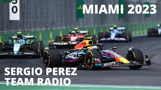 Sergio Perez Miami GP 2023 - Full Length Team Radio