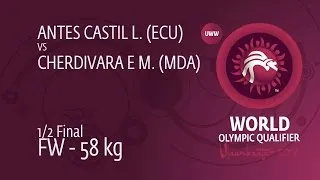 1/2 FW - 58 kg: L. ANTES CASTIL (ECU) df. M. CHERDIVARA E (MDA), 7-2