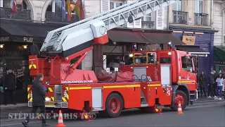 Pompiers de Paris intervention  Quai Montebello