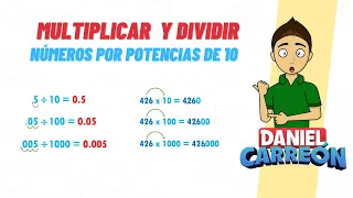 MULTIPLICAR Y DIVIDIR NÚMEROS POR POTENCIAS DE 10 Super fácil - Para principiantes