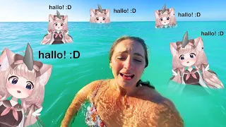 Girl gets surrounded by shark cats | VTuber Fuwa Reacts to Daily Dose of Internet & UNUSUAL VIDEOS