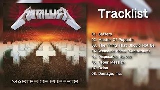 [Full Album] Metallica - Master Of Puppets