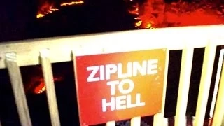 Zip Line to Hell! Underground Cave Zip Lines at Mega Cavern