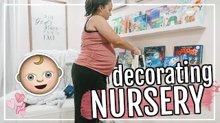DECORATING OUR BABY NURSERY! | CLEAN & DECORATE WITH ME 2019 | Page Danielle