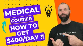 How To Earn $400/Day As A Medical Courier 💊-  Independent Contractor? #medicalcourier #courier