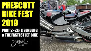 Zef Eisenberg and the fastest street  fighter jet turbine motorcycle