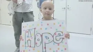 Young cancer patients star in viral video