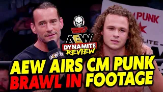 AEW Dynamite 4/10/24 Review - TONY KHAN AIRS PATHETIC BRAWL IN FOOTAGE OF CM PUNK AND JACK PERRY