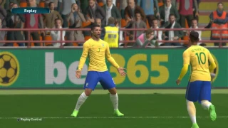 WHAT IF RONALDO, MESSI Played For Brazil  PES 2017 GAMEPLAY