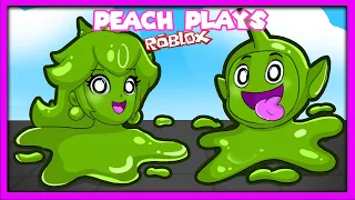 👑 WE TURNED INTO SLIME! [FUNNY OBBY] | Peach Plays Roblox Slime Shade Obby Ft. @ItsDipsy