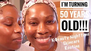 Caring for my 50 years-old skin | Nighttime Skincare Routine