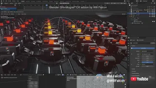 Blender MograF*CK cut. Mograph in blender to control animation in instances created with Geo Nodes