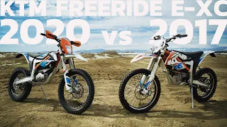 2020 vs 2017 KTM FREERIDE E-XC | ELECTRIC BATTERY RANGE TEST