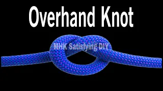 OverHand Knot | How To Tie OverHand Knot | Basic Knot | MHK Satisfying DIY #shorts #knots #diy