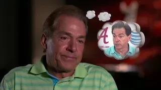 Nick Saban on who he receives better questions from, the media or the fans | ESPN