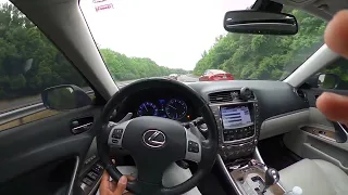 POV DRIVE LEXUS IS250!! FIRST WEEK OUT THE SHOP