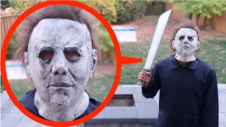 If you ever see Michael Myers outside your house, Get Out Quick an RUN!!