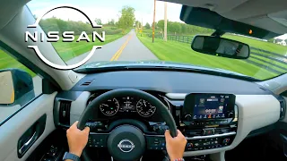 FAMILY SUV! -- 2022 Nissan Pathfinder // POV Review & Test Drive (3D Binaural Audio)