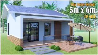 Tiny House Design | 5m x 6m Modern House