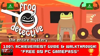 Frog Detective: The Entire Mystery - 100% Achievement Guide & Walkthrough! *FREE on PC Gamepass*