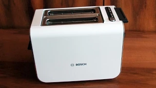 Тостер Bosch TAT 8611 (review unboxing toaster Bosch TAT 8611)