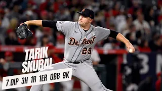 Tarik Skubal Pitching Tigers vs Angels | 9/15/23 | MLB Highlights